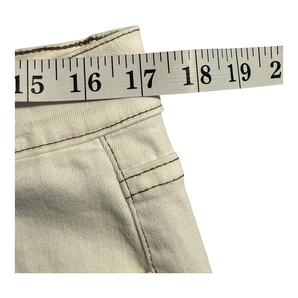 For The Republic Women's Natural White Crop Wide Leg Jeans Size 14 New With Tags